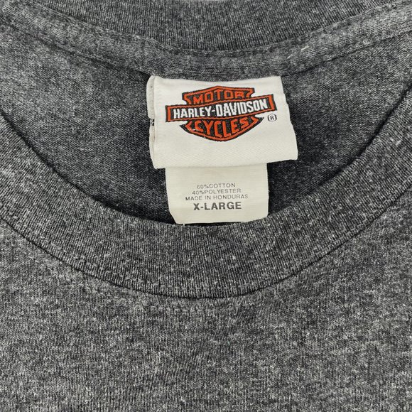 Harley Davidson Mens Size-XL Gray Sleeveless Muscle T Conch Republic Key West - Picture 3 of 5